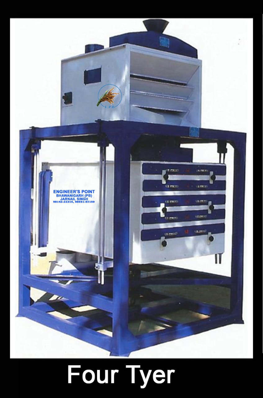 Four Tyer Rice Cleaner Machine